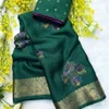 Kt 2128 Soft Georgette Zari Border Saree